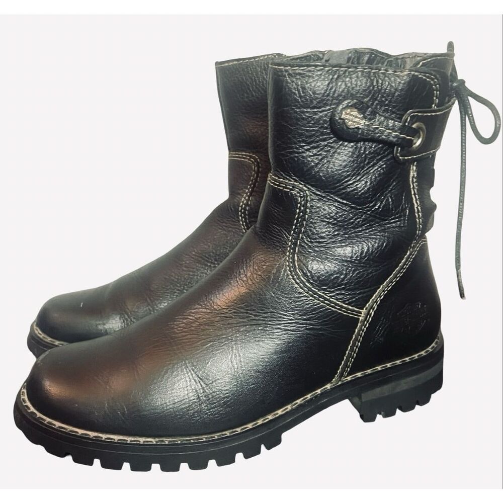 Harley-Davidson Leather Riding Boots - Picture 3 of 9